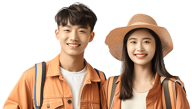 Switzerland young travel couple