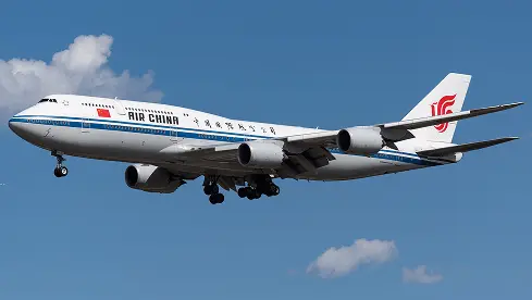 飛機上